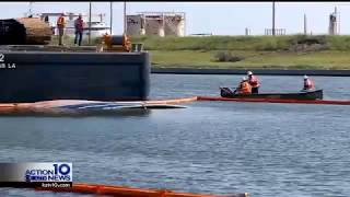 Sunken boats cleared out of harbor in Aransas Pass