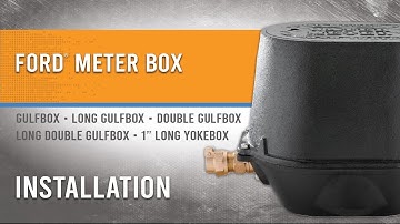 How to Install a Ford® Meter Box