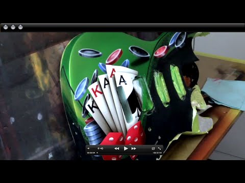 How to Airbrush Dice w/ Ryno - YouTube