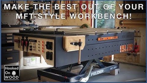 Make the best out of your MFT-style workbench! All Bench dogs accessories!