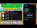 Ram Optimizer For Android !! No Root | Stable FPS &amp; Performance