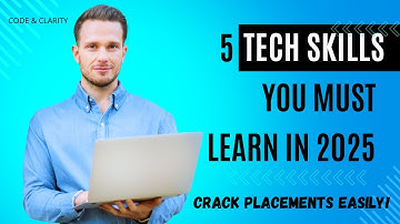 5 Tech Skills You Must Learn in 2025 (Beginner Friendly) | Crack placements easily 💯