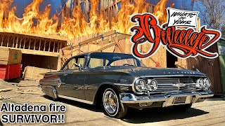 Whats in your garage Altadena fire’s didnt stop his love of cars #impala #carvlog #altadenastrong