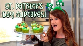 Making St. Patrick's Day Cupcakes! 🍀