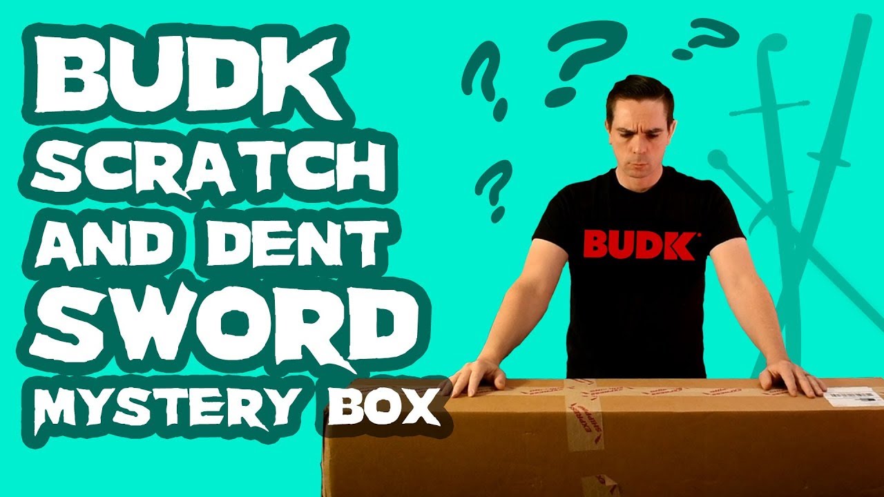 I bought a big box of mystery swords from BudK! YouTube