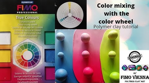 Mixing harmonizing color combinations with Fimo Professional True Colours - tutorial