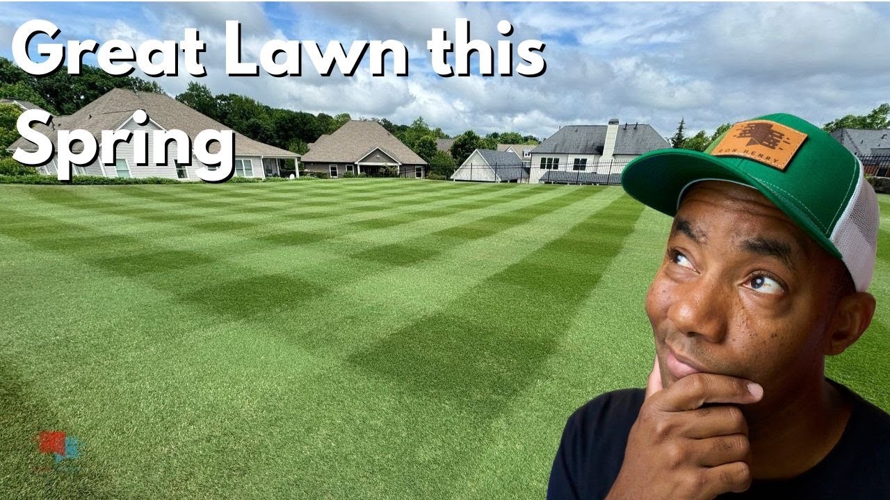Early Spring Lawn Care - Golf Course Lawn - 248 - YouTube