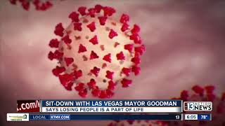 Mayor Goodman talks about reopening