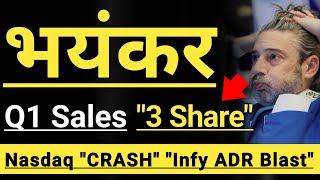 NASDAQ "CRASH" 🔴🔴 INFY ADR "BLAST" 🔴🔴 INVEST IN BHARAT 🇮🇳