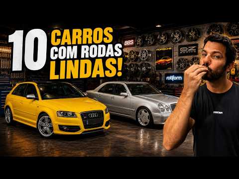 10 CARROS COM RODAS ORIGINAIS MARAVILHOSAS!!🔥