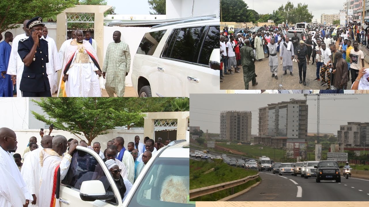 De Touba à Dakar Intégralité départ, arrivée et accueil de Serigne Mountakha Bachir