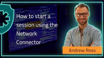 How to start a session using the Network Connector