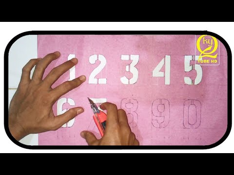 Video: Cara Membuat Cetakan Nomor