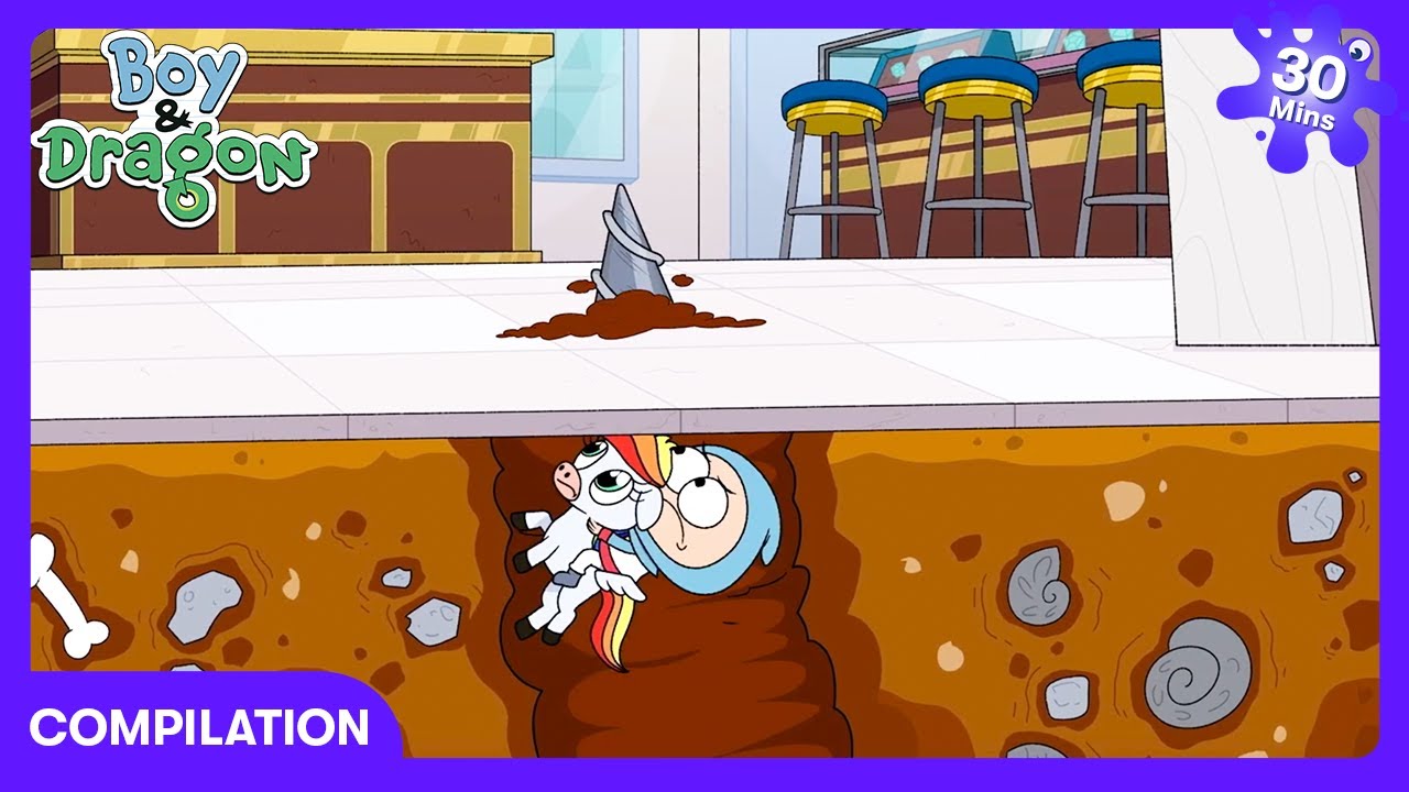 Boy & Dragon - De Grote Achtervolging! | Kindertelevisie | WildBrain Gadget Garage - Nederlands