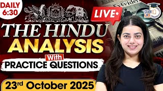 The Hindu Newspaper Analysis | Practice Questions for Law Exams | By Ishita Ma'am