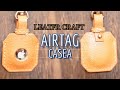 【Leather Craft】AirTag case　～レザークラフトでAirTagケース作成～