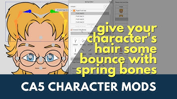 Secondary Animation Done For You! How to add Spring Bones in Cartoon Animator #reallusion