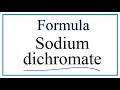 Sodium and Dichromate Concepts