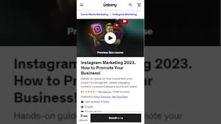 Instagram Marketing 2023. How to Promote Your Business! [Udemy Free Coupon]
