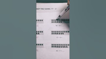 #bài toán lớp 1 : Bớt đi là làm phép tính trừ