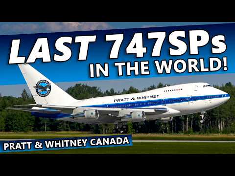 LAST 747SPs in the WORLD! Pratt & Whitney Canada 747SPs at Montreal Mirabel Airport
