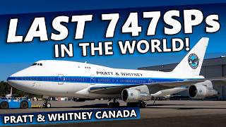 LAST 747SPs in the WORLD! Pratt & Whitney Canada 747SPs at Montreal Mirabel Airport