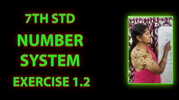 7th std |Term 3 | Number System | Exercise 1.2 | Objective type questions