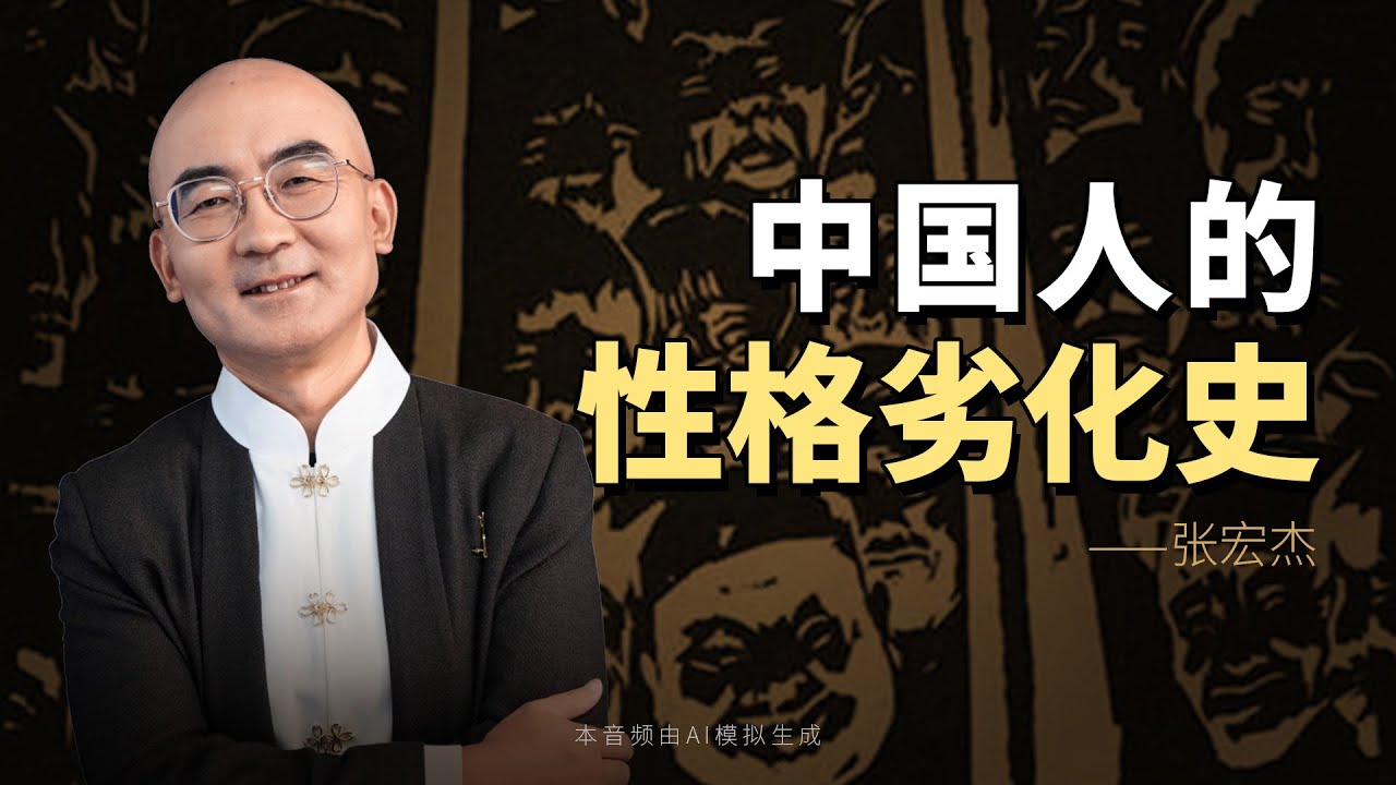 张宏杰：从春秋到明清——中国人的性格历史 | 国民性 | 性格演变史 | AI朗读