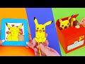 PIKACHU FUNNY DIYs | Pokemon Crafts | Easy Paper Crafts and More