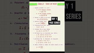 VECTOR CLASS 11 JEE/NEET ONE SHOT FORMULA SHEET #shorts #youtubeshorts #neet #jee #2023