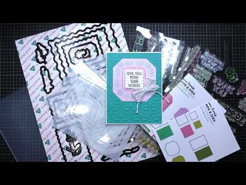 HSN Free Shipping Today! Diamond Press Flower Frames Stamp, Dies