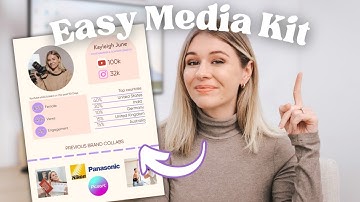 How to Create a Simple Media Kit | Get Your FIRST Brand Deal as a Content Creator