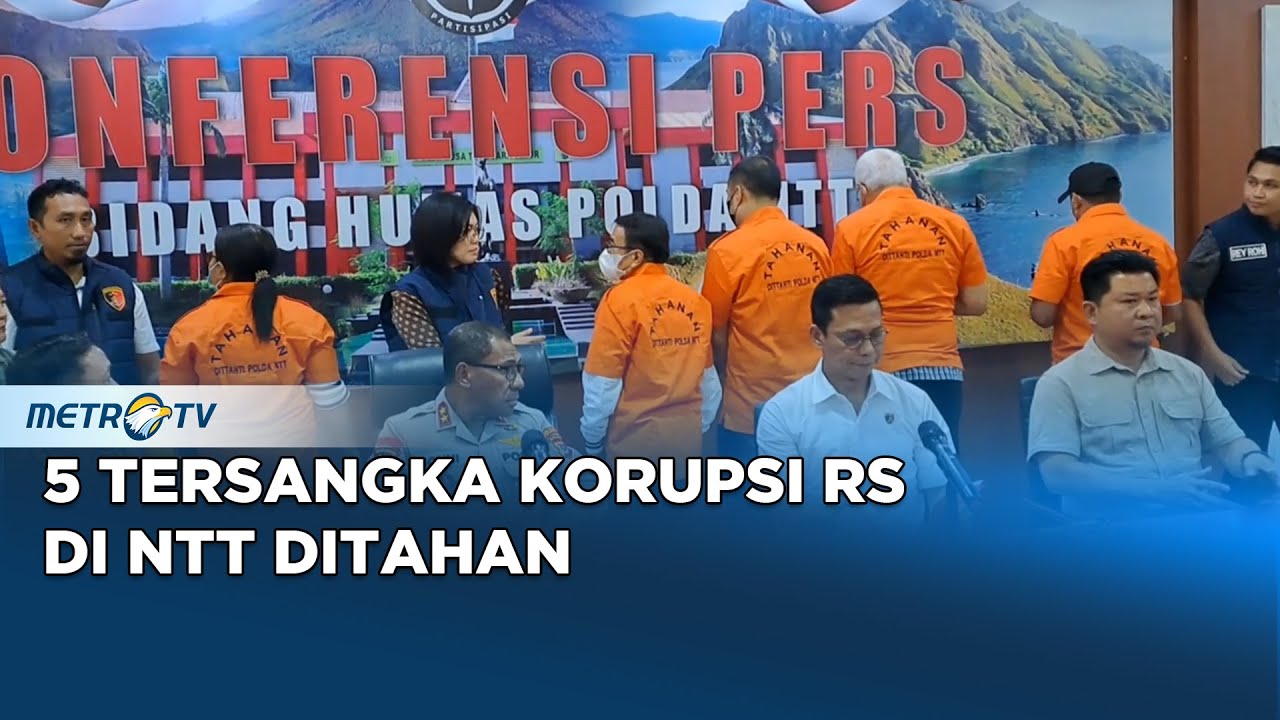 5 Orang Tersangka Korupsi Pembangunan Rumah Sakit di NTT Ditahan