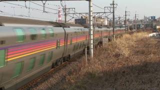 [HD]EF81-99牽引｢カシオペア｣&EF81-93牽引｢北斗星｣
