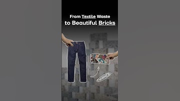 Turning old clothes into bricks? Sustainable innovation at its finest #cuub #architecture