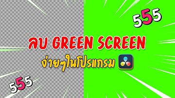 ลบกรีนสกรีนใน DaVinci Resolve สั่นๆเข้าใจง่าย