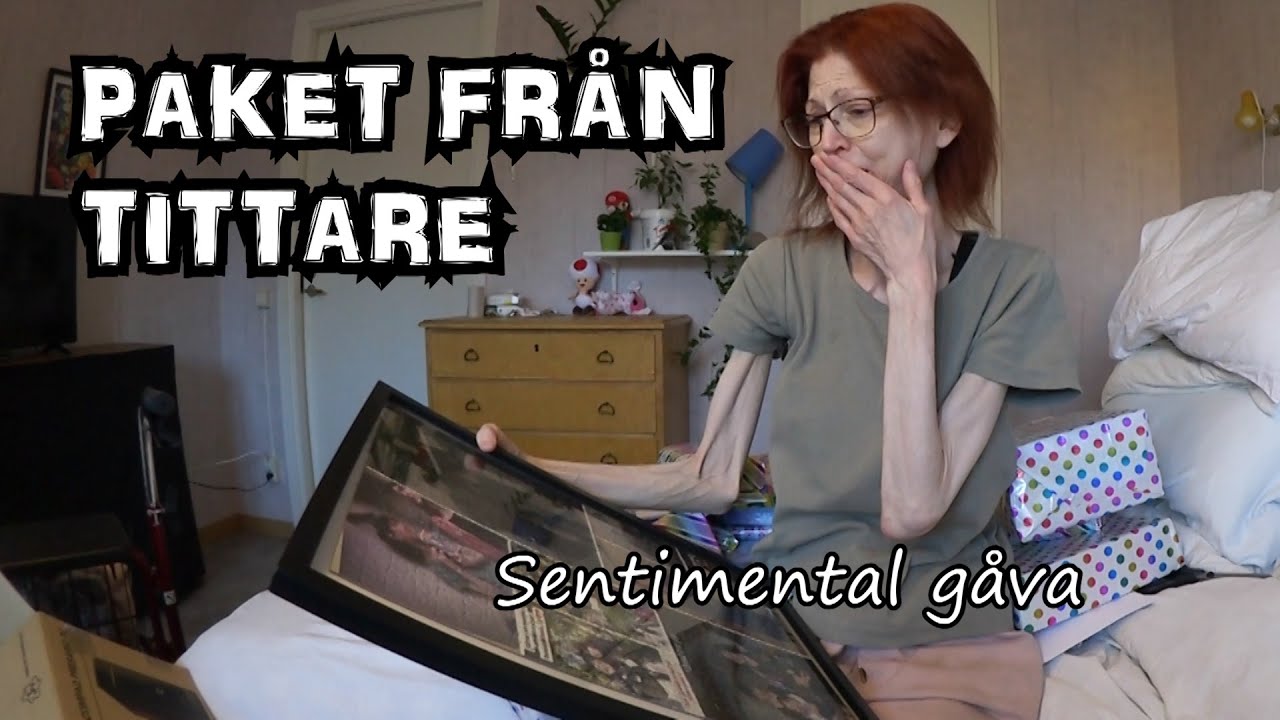 Öppnar paket från en tittare | En av gåvorna berör extra mycket