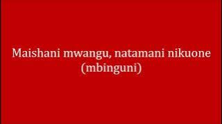 Natamani nikuone Lyrics by Angela Chibalonza