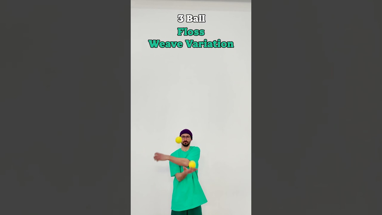 Floss - Weave Variation Juggling Trick 😃