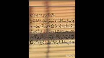 سوره البقره عدد آياتها ٢٨٦ آيه (سوره مدنيه ) من الآيه ٢٠٨ إلي الآيه ٢١٠