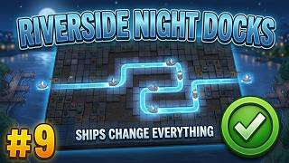 Idle Squares #9 – Riverside Night Docks | Ships Break the Economy screenshot 4