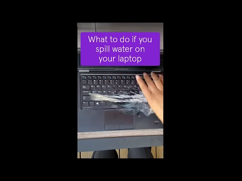Video: Ar nešiojamasis kompiuteris vis tiek gali veikti, jei ant jo išpilsite vandens?