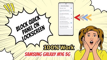 How To Block Quick Panel On Lockscreen Samsung Galaxy M16 5G | Easy 2025 Guide for Secure Lockscreen