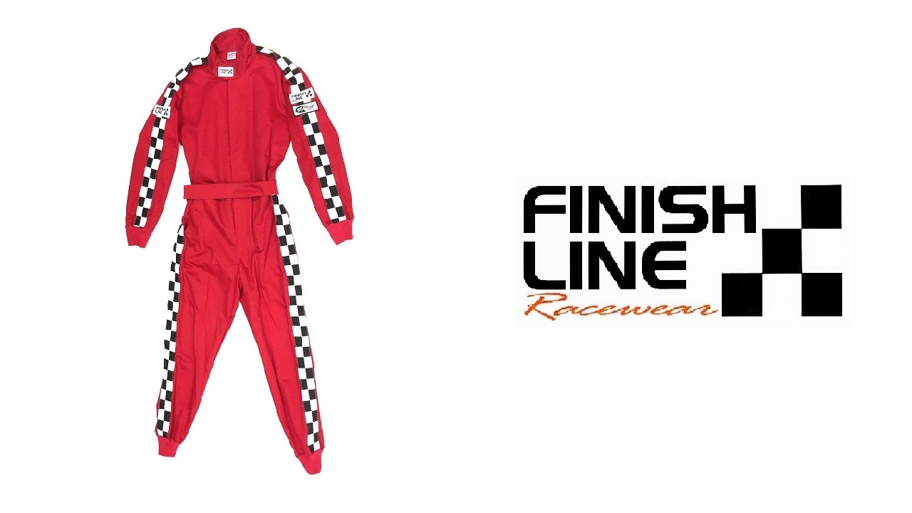 Racing Fire Suit 1 Layer 1 Piece Small Red Qualifier By FinishLine