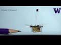 Wetenschappers laten klein robotinsect draadloos vliegen via een laser