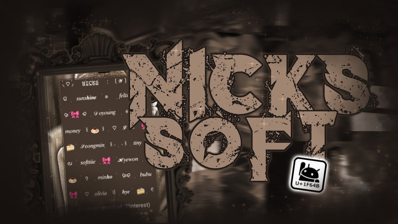 ¡ ☕ ! Cómo hacer nicknames soft ; YoonHa YouTube