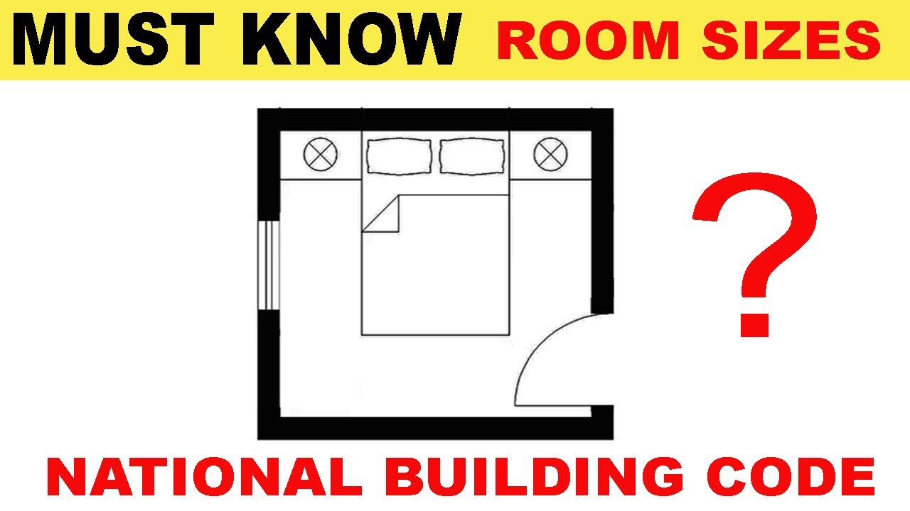 ROOM SIZES AS PER NATIONAL BUILDING CODE. - YouTube