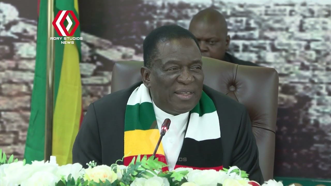 President Mnangagwa at State house