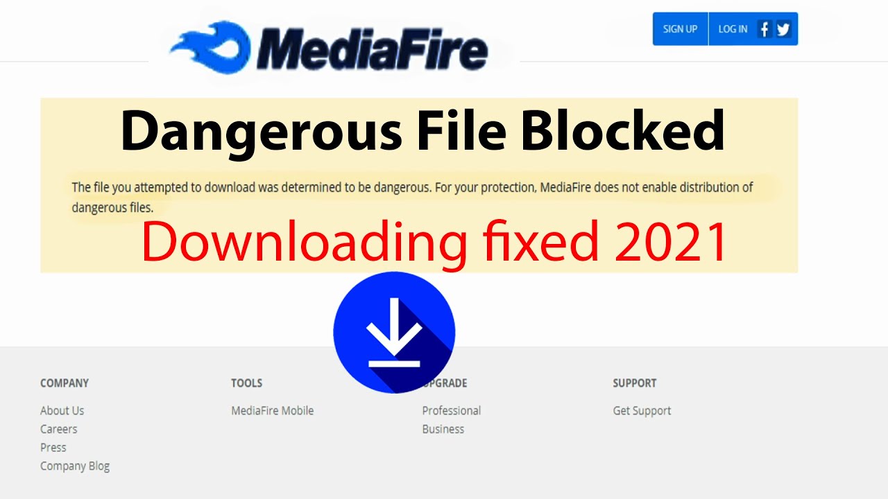 New how to download mediafire blocked file 2021