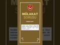 Mülakat soruları #mülakatsoruları #msümülakat #msü